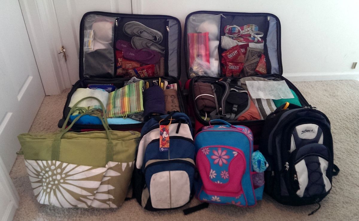Packing for Disney in Two Suitcases blog