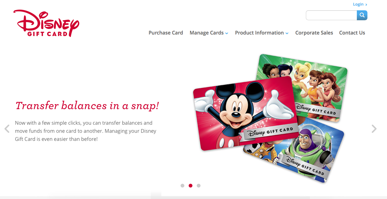 Paying your Way Managing Disney Gift Cards