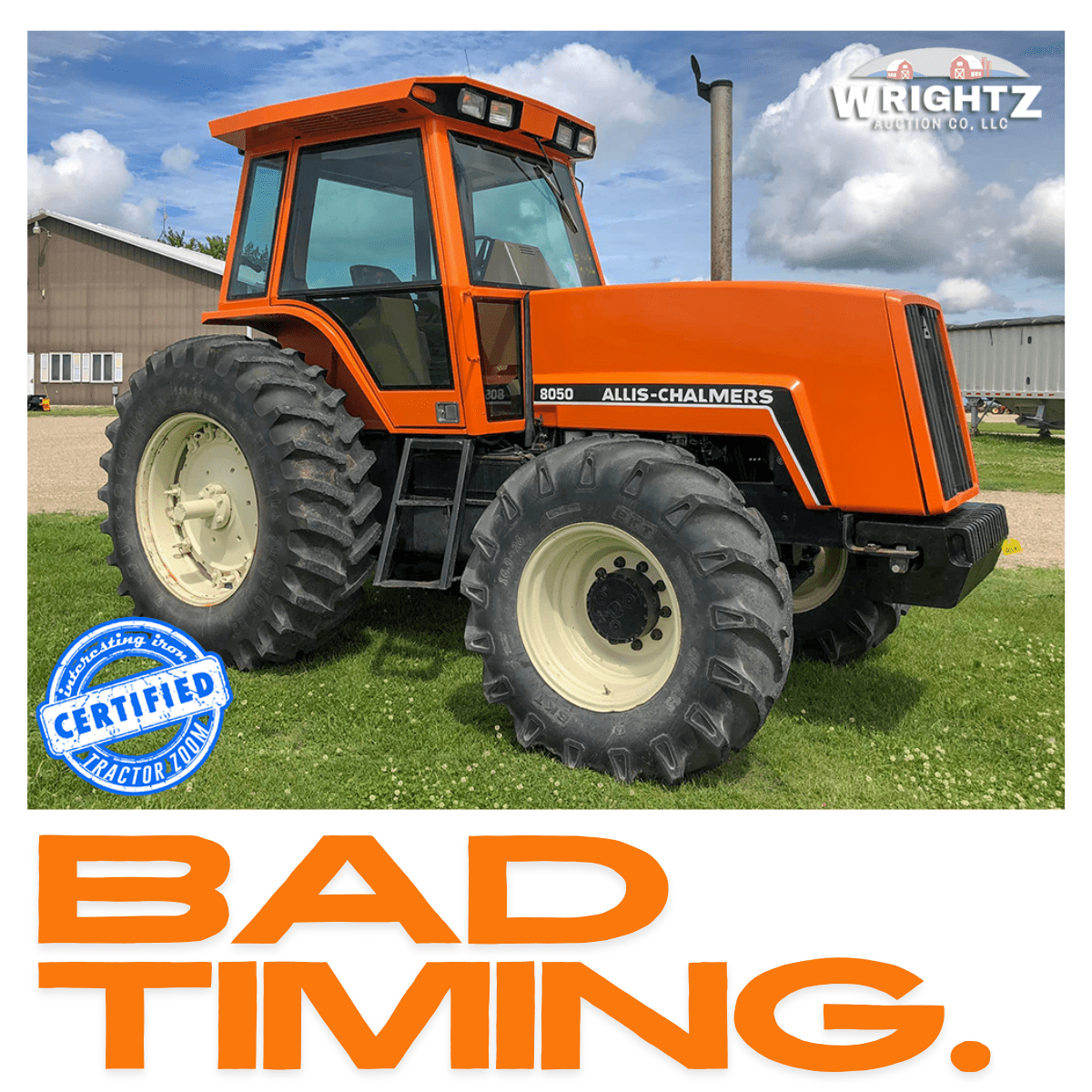 Allis Chalmers 8000series Bad timing. Tractor Zoom