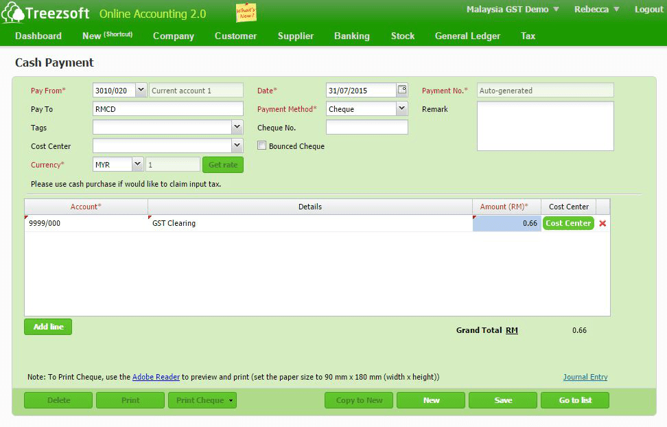gst How to record payment made or received for GST? Treezsoft Blog