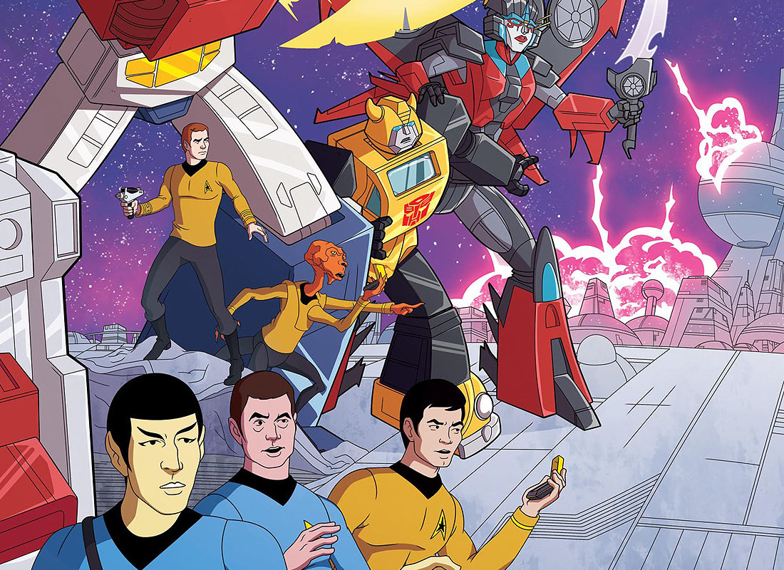 IDW Reveals 'TREK vs. TRANSFORMERS' Crossover Comic •