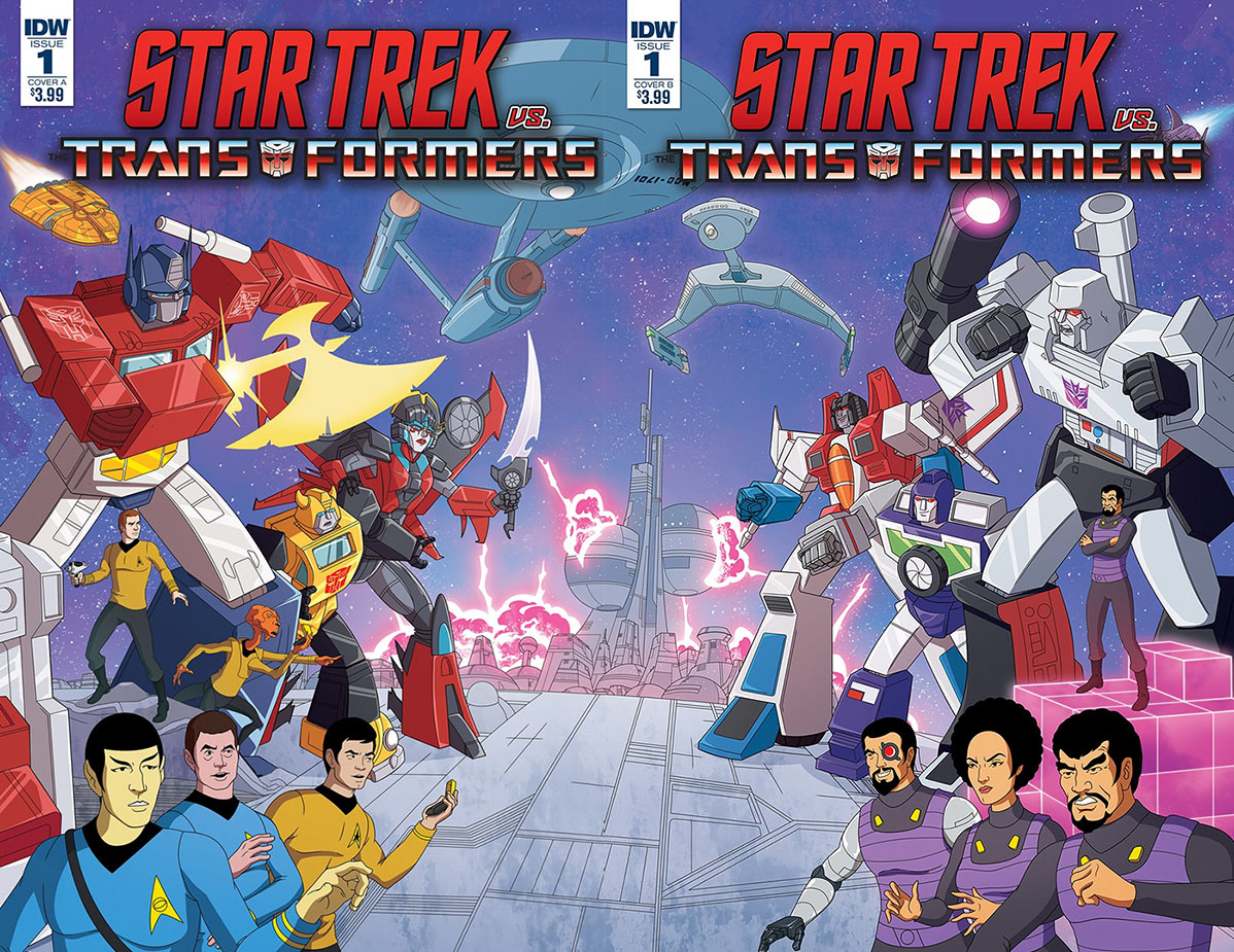 IDW Reveals 'TREK vs. TRANSFORMERS' Crossover Comic •