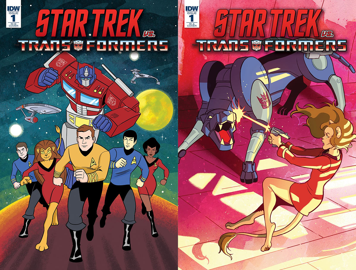 IDW Reveals 'TREK vs. TRANSFORMERS' Crossover Comic •