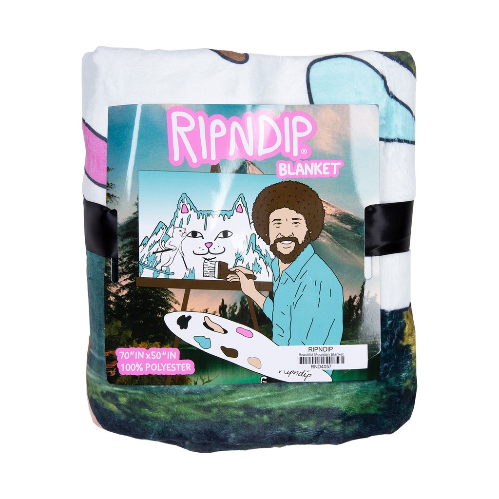 Streetwear brand RIPNDIP launched a Bob Ross product line and we love it!