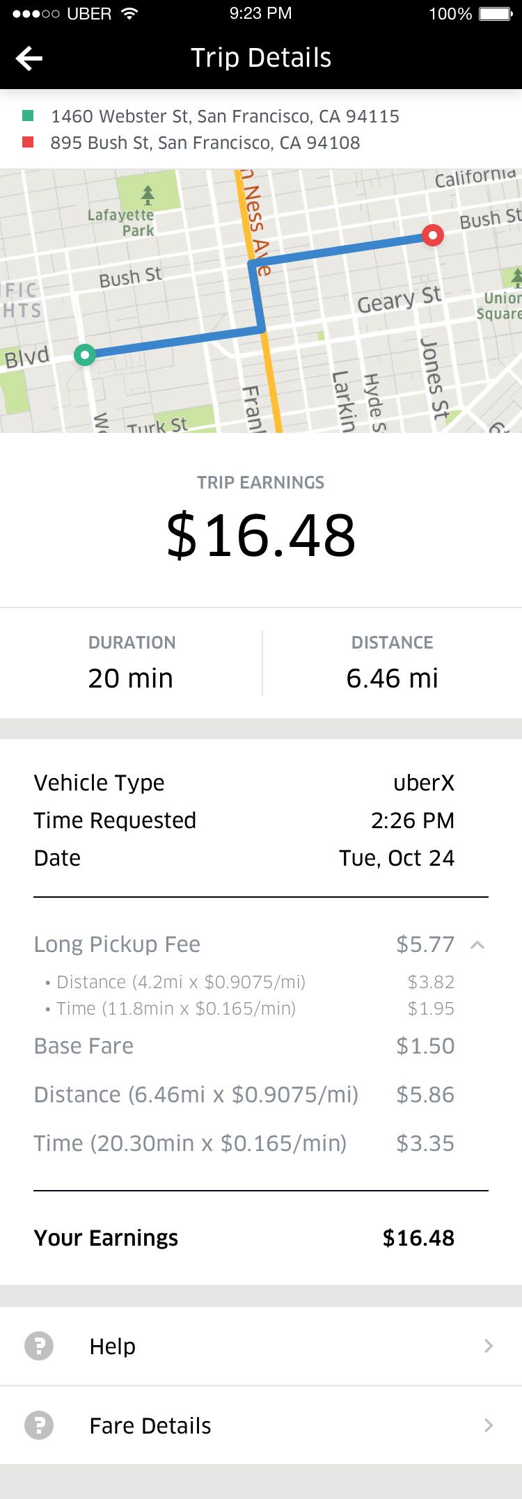 exemple facture uber