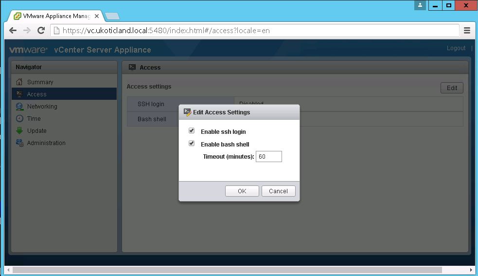 SCP to a vCenter Server Appliance (VCSA) – blog.ukotic.net