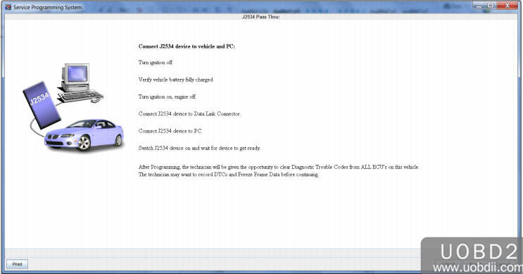 How to use Tis2web for SPS or SPS Pass Thru programming? Car