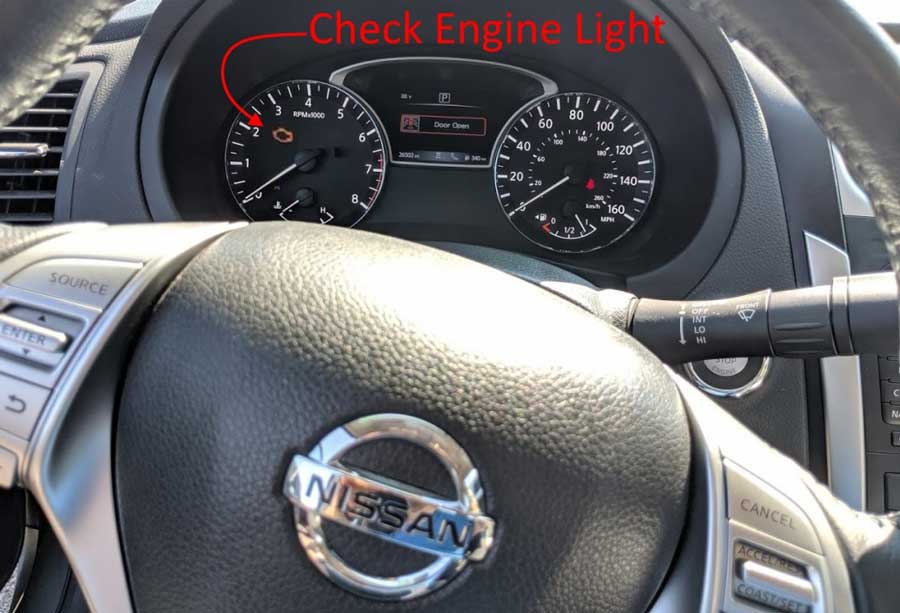 How to reset 2005 Nissan Pathfinder EML engine dash light