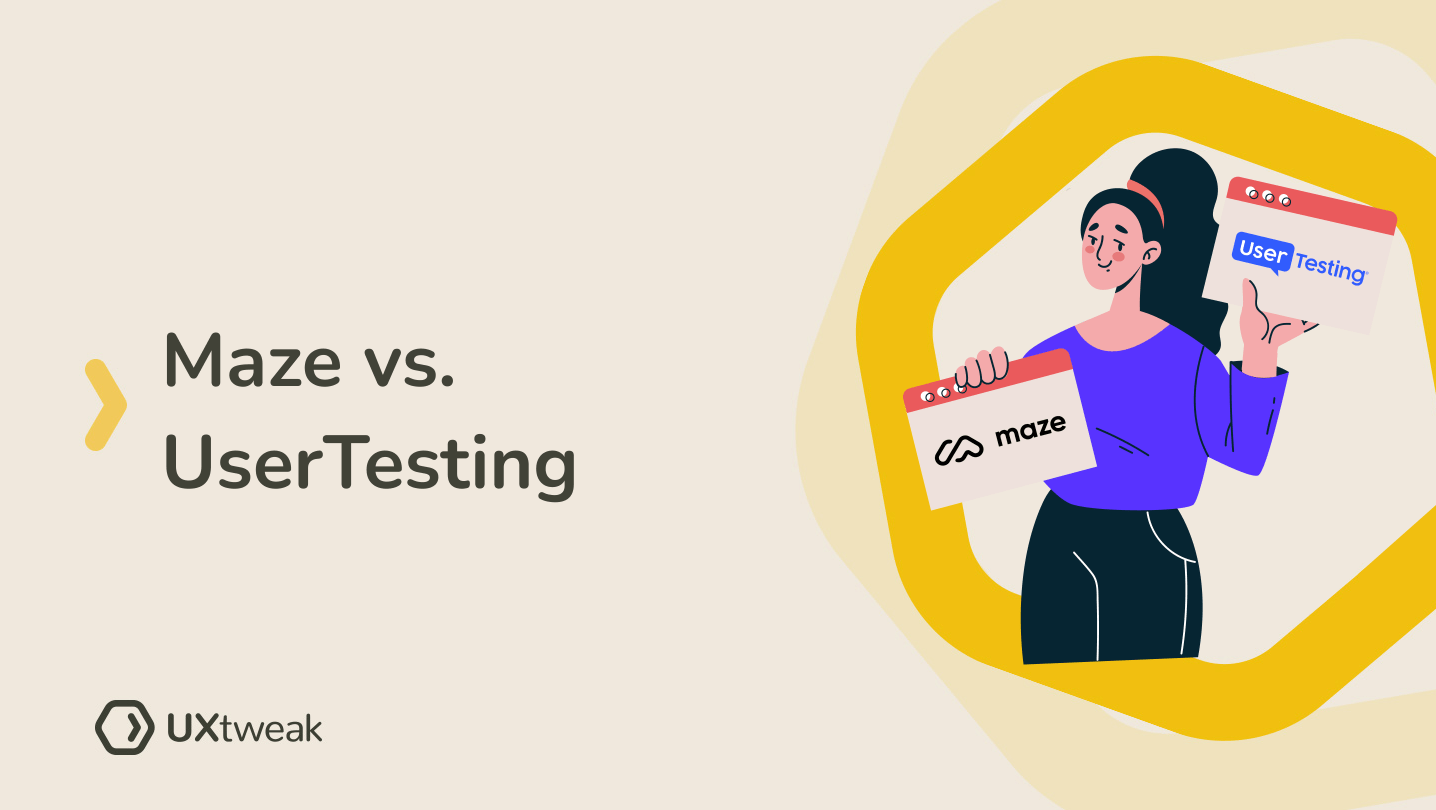 Maze vs UserTesting Which one should you choose? UXtweak