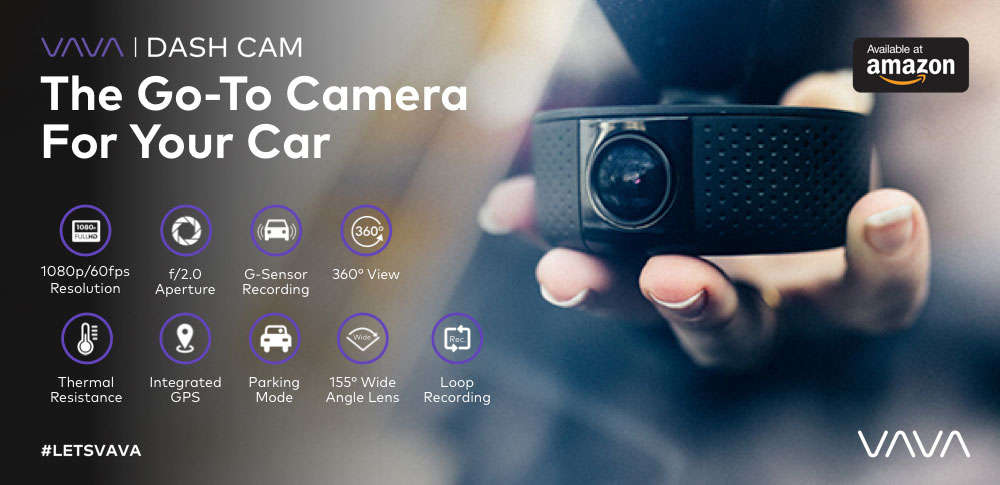 Time to Get Excited - The VAVA Dash Cam is Finally Available on Amazon