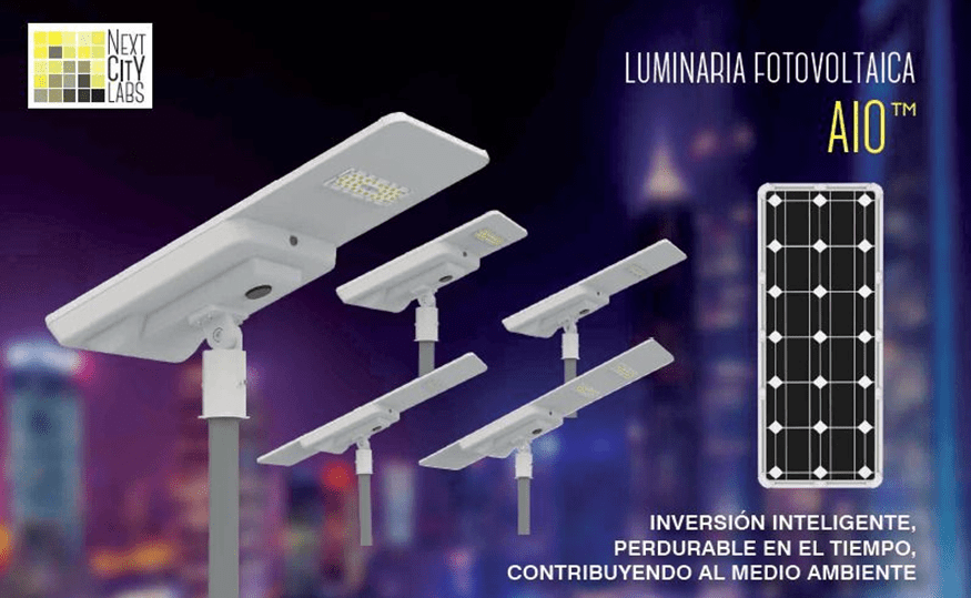 Luminarias fotovoltaicas, un solución muy factible y sostenible en