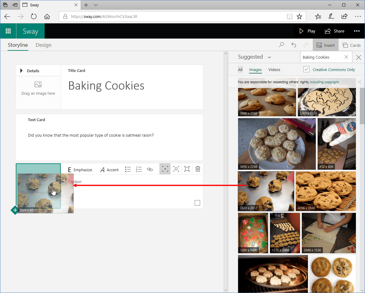 Creating Cards in a Microsoft Sway Project Velsoft Blog