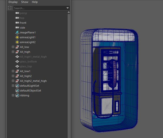 Baking With Exploded Mesh Vertex School