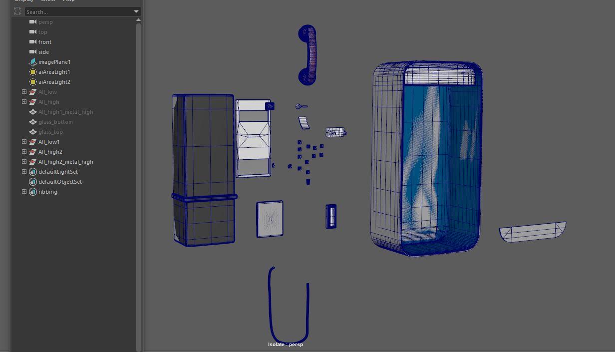 Baking With Exploded Mesh Vertex School