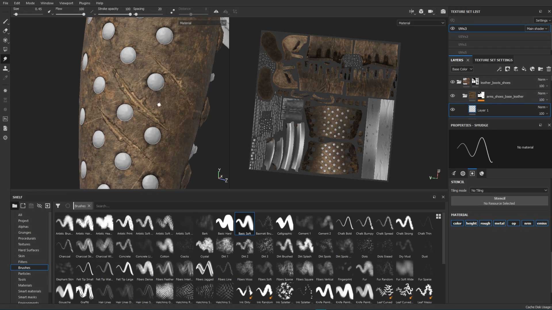 Texturing Realistic Leather Gauntlet In Substance Painter Vertex School