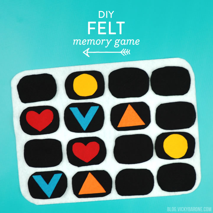 DIY Felt Memory Game Vicky Barone