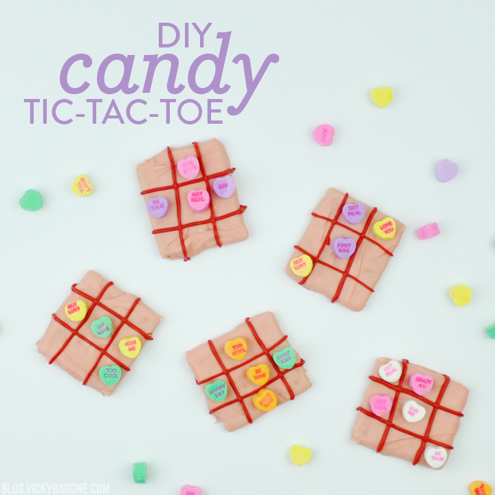 DIY Candy Tic Tac Toe Vicky Barone