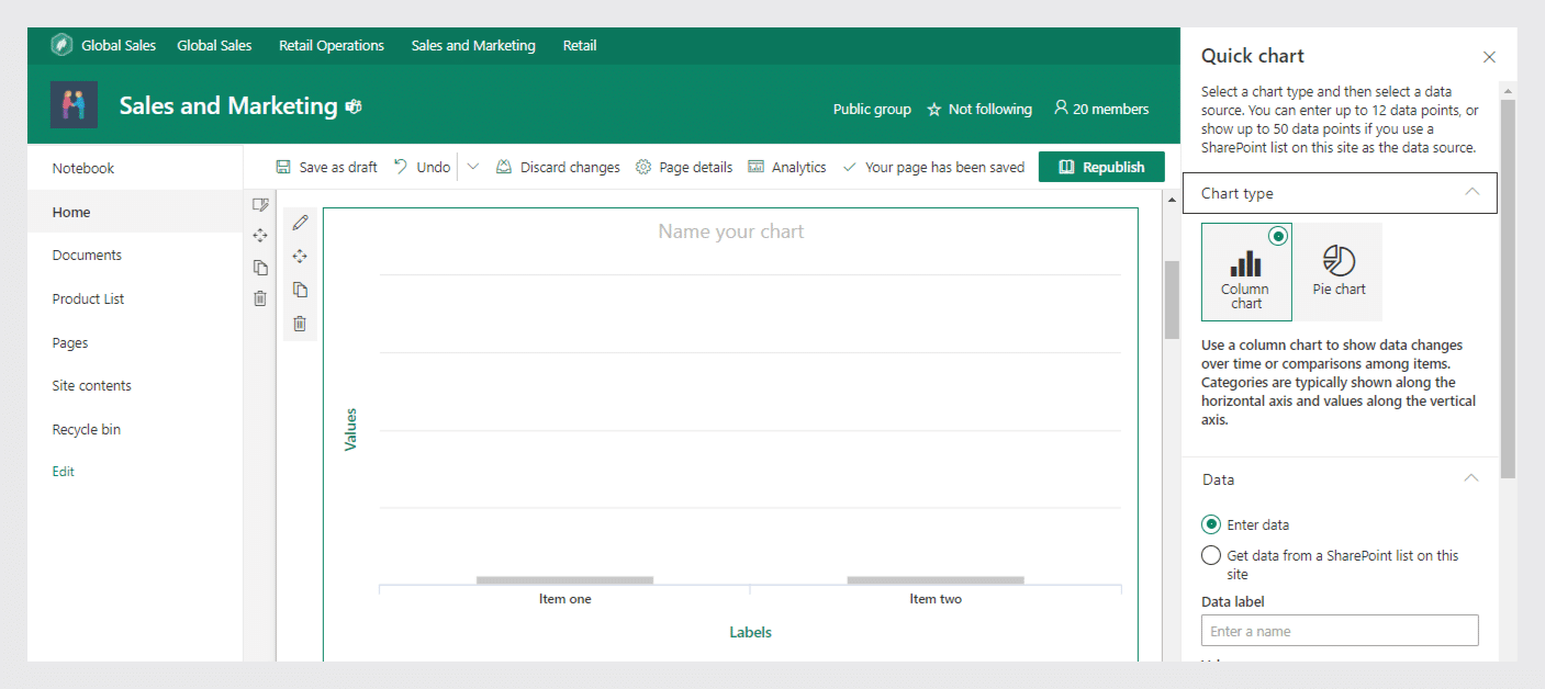Chart in SharePoint. How to Display Excel Chart in SharePoint? Display Excel Chart in SharePoint