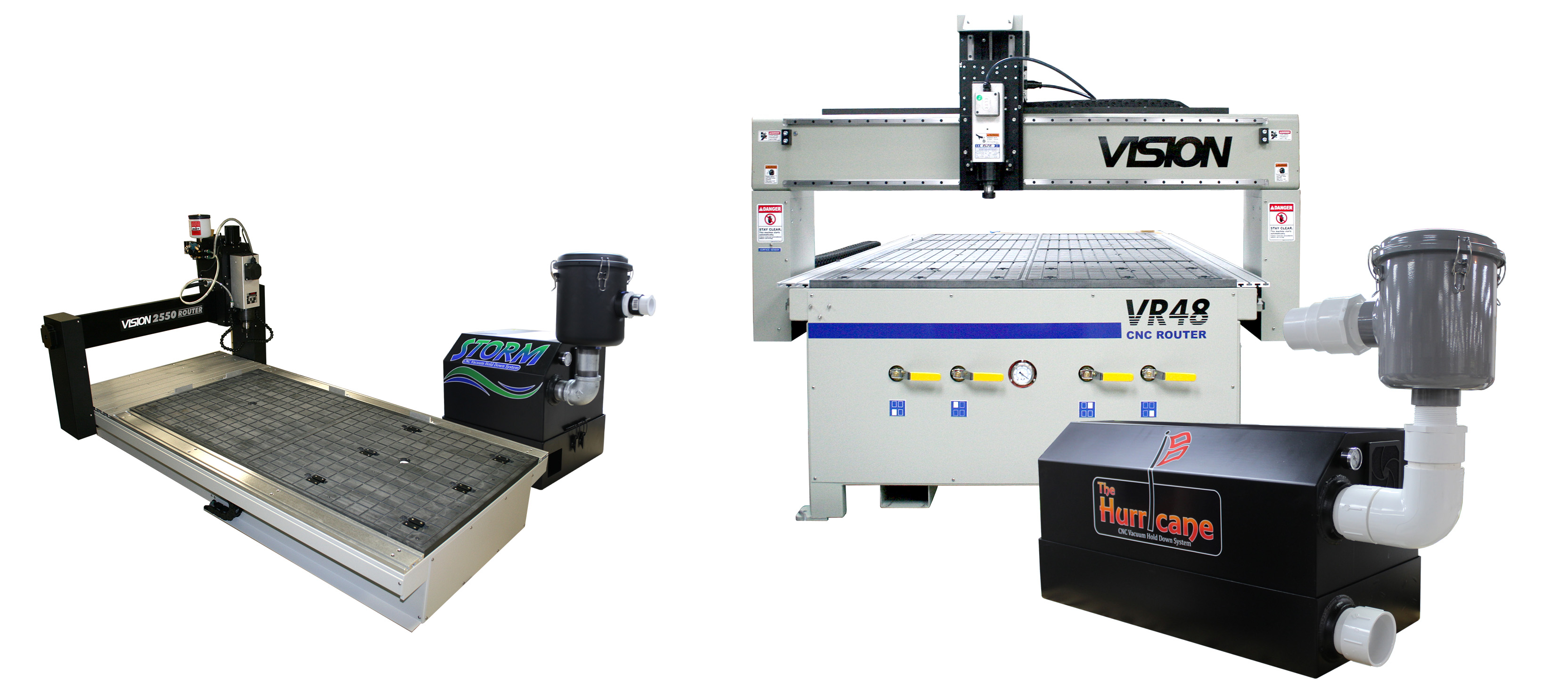 VISION Offers Black Box Single Phase Vacuum Systems For Their CNC