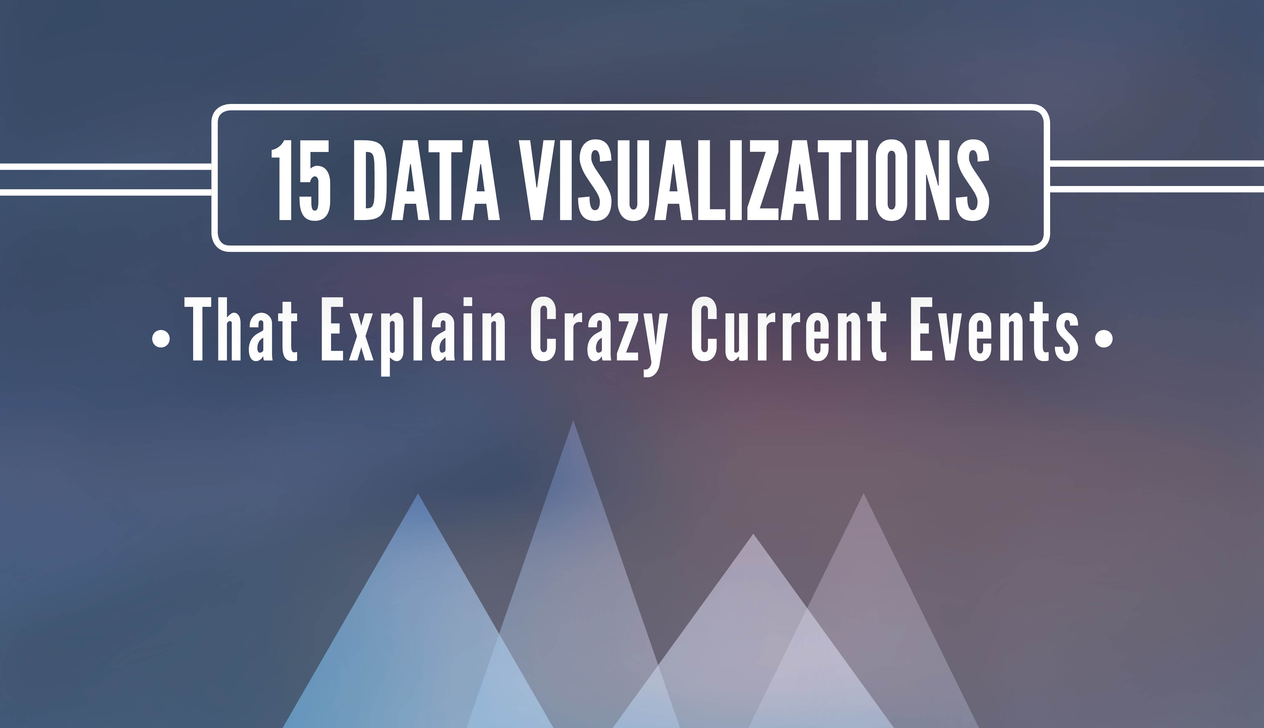 15 Data Visualizations That Explain Trump, the White Oscars and Other
