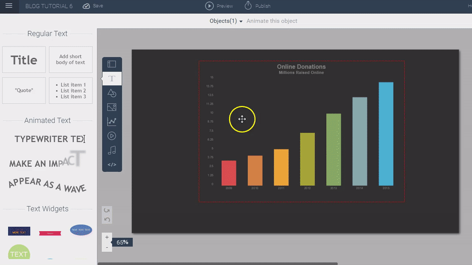 Create Animated Charts Visual Learning Center by Visme