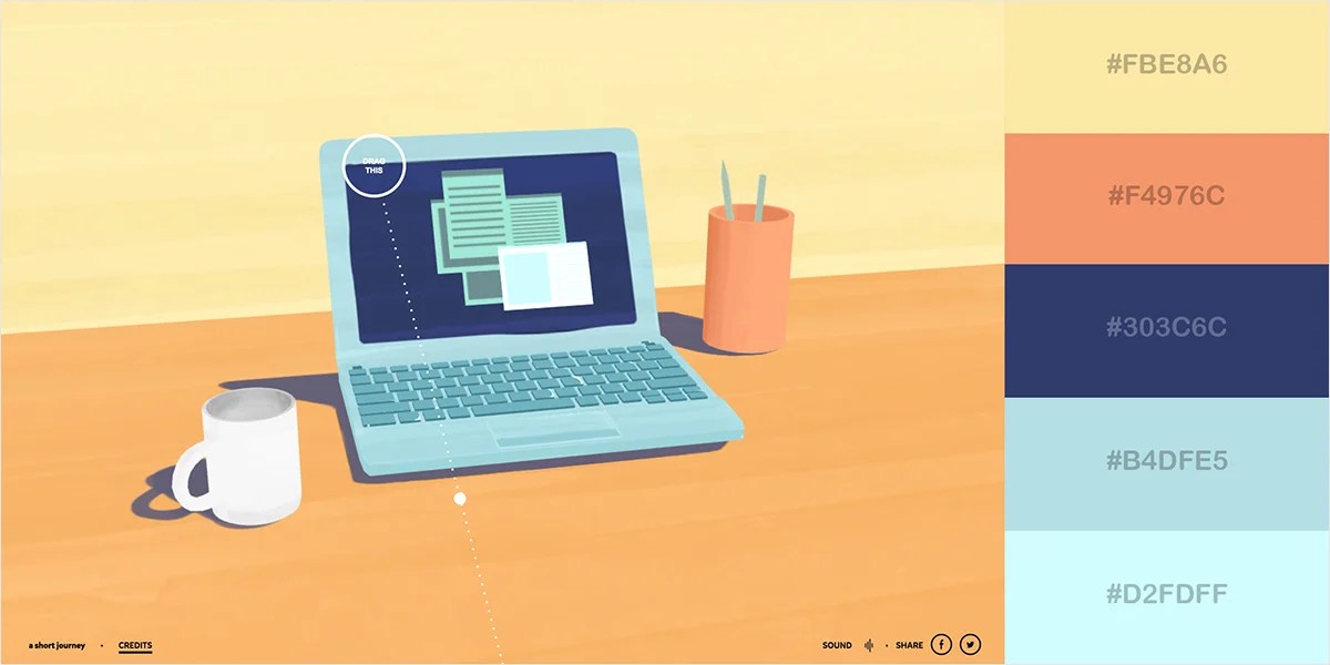 50 Color Schemes From Stunning sites Visual Learning