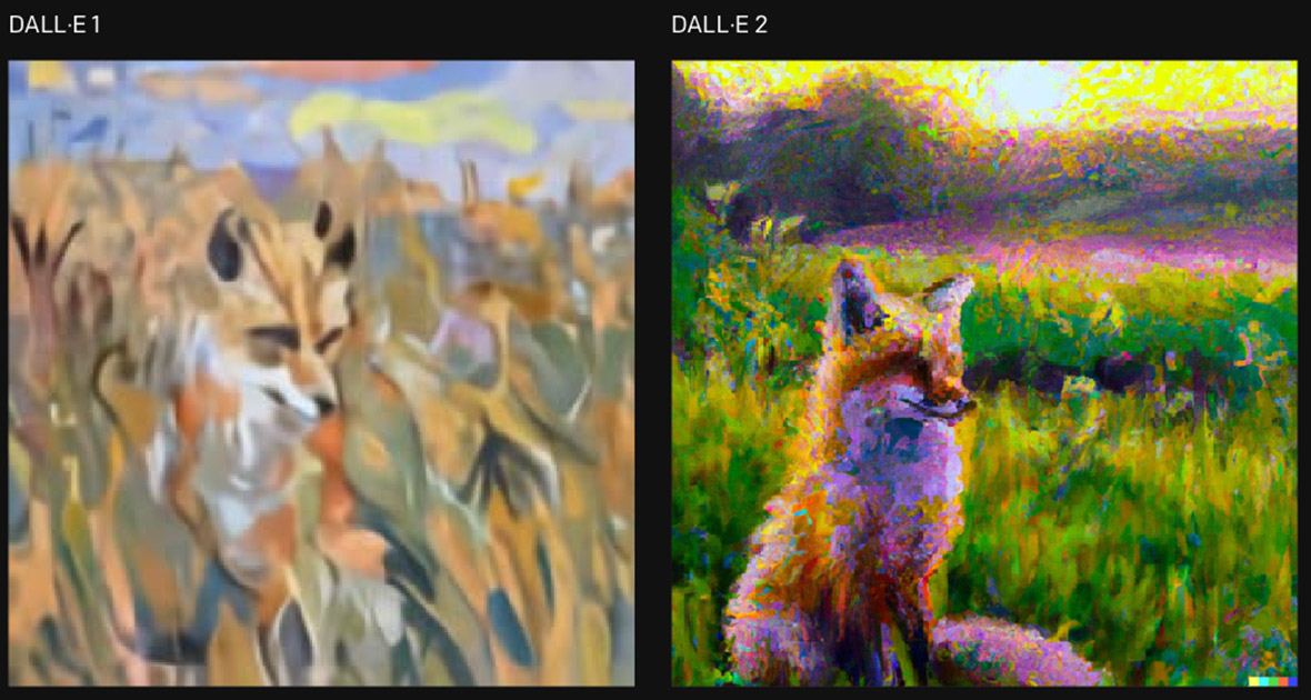 DALLE 2 AI images generator create realistic photo from text