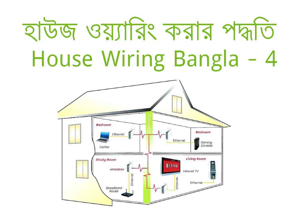 হাউজ ওয়্যারিং করার পদ্ধতি House Wiring Bangla 4 VoltageLab