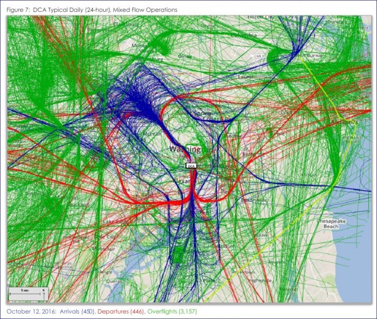 Air Traffic Map Dca Someone REALLY hates airplanes in Washington, DC + other cool charts
