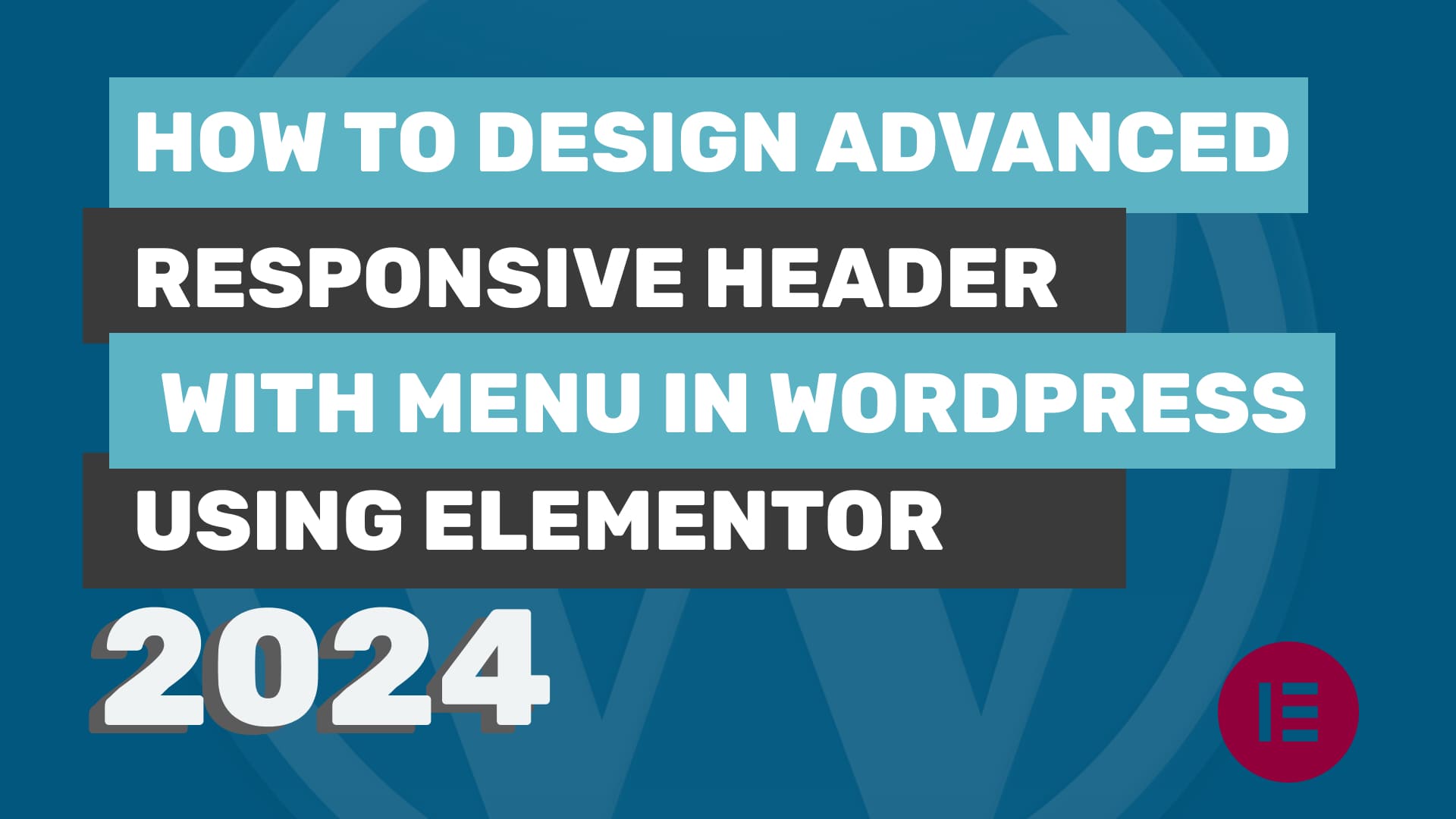 How to Design Custom Responsive Header & Sliding Menu in Wordpress