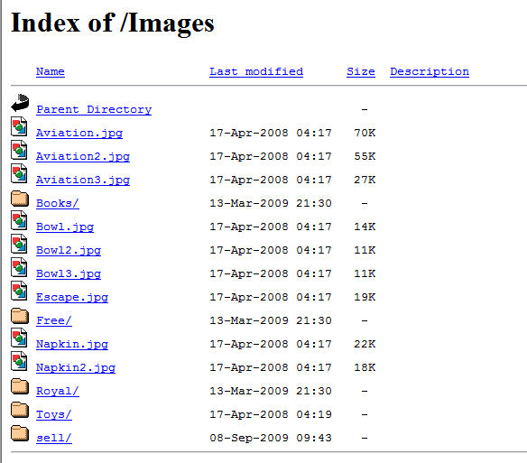 How to prevent directory indexing