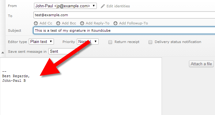Creating an Email Signature in RoundCube WebHostNepal Blog