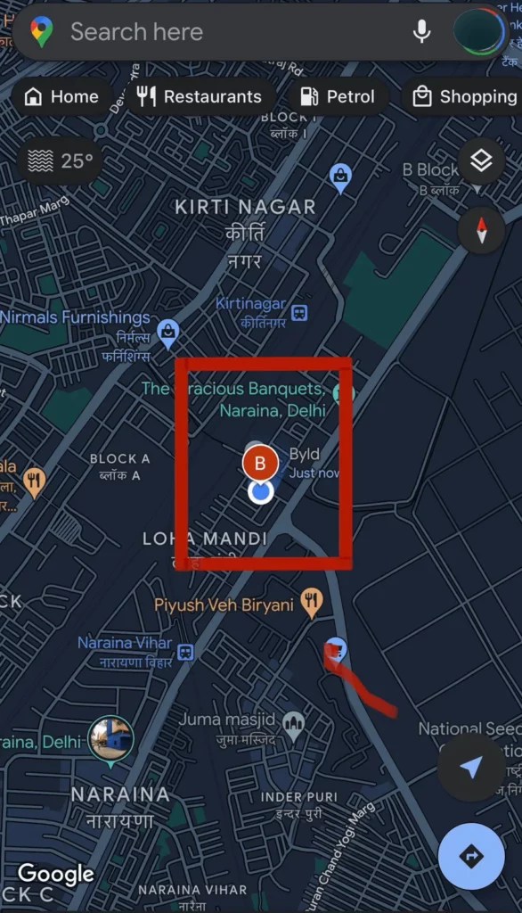 Pincode of My Current Location Google Map or 1 Click (Tool)