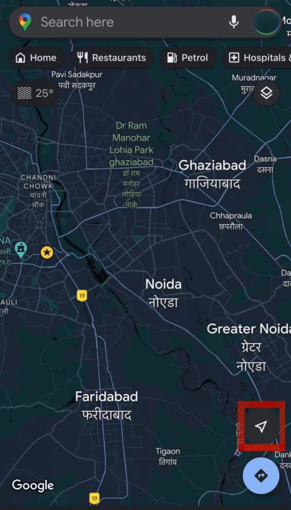 Pincode of My Current Location Google Map or 1 Click (Tool)