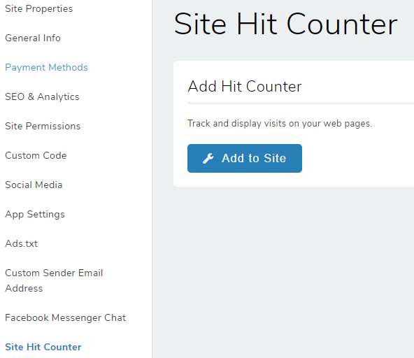 New Feature Alert Site Hit Counter Blog
