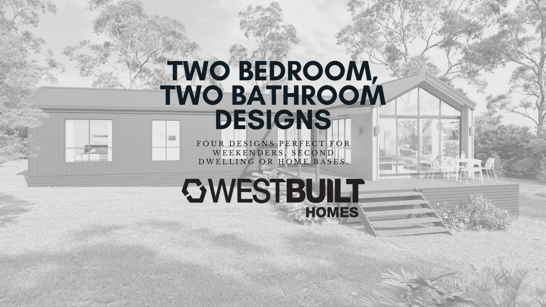 FOUR NEW 2 BEDROOM, 2 BATHROOM MODULAR HOME DESIGNS