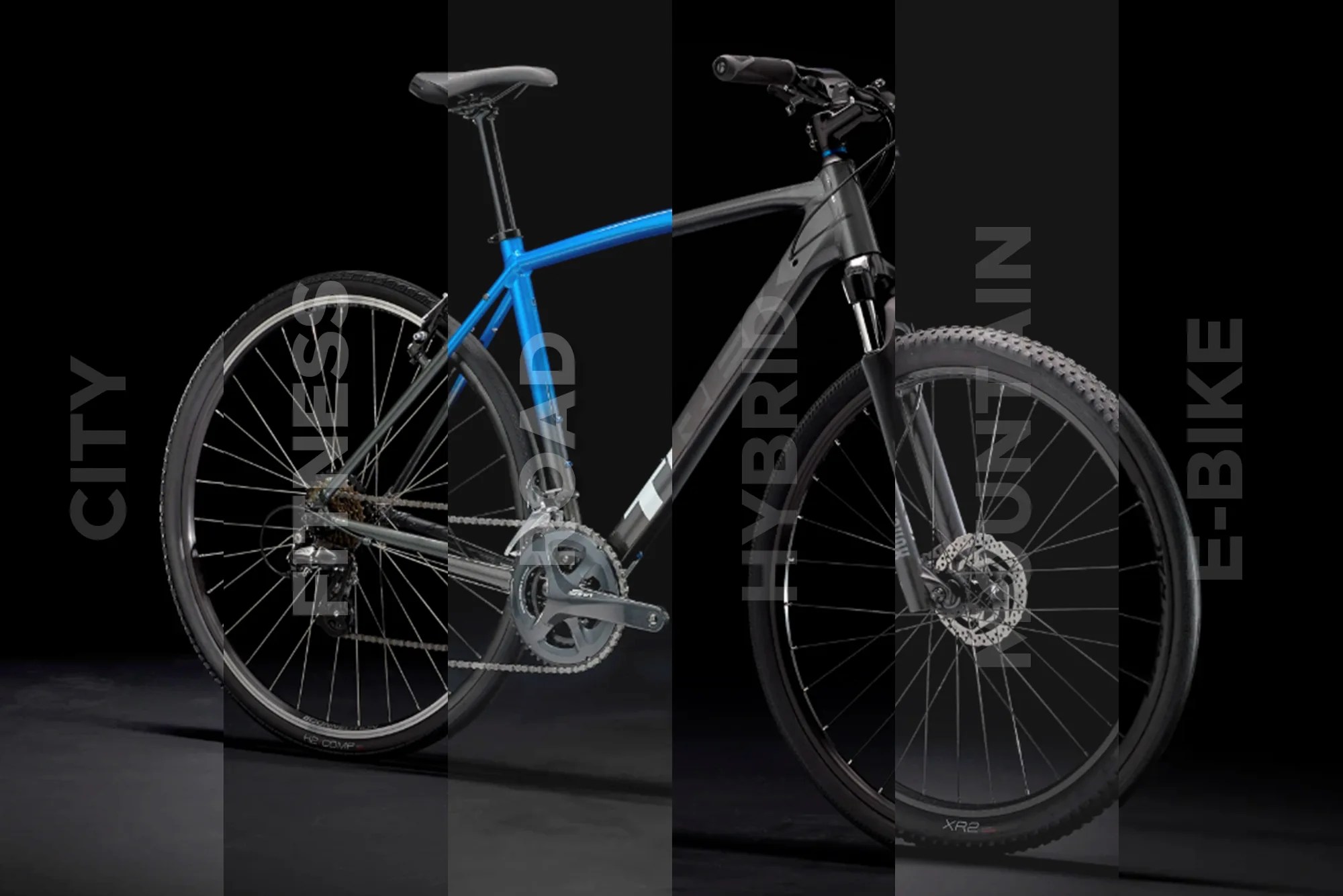 What is the difference between the Types of bicycles?