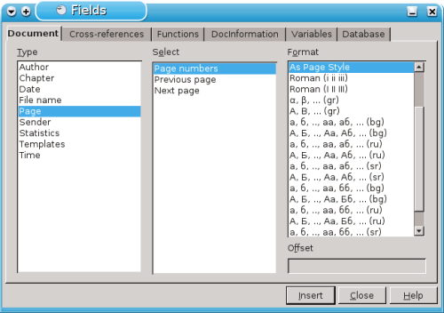 LibreOffice Page Numbering Worldlabel Blog