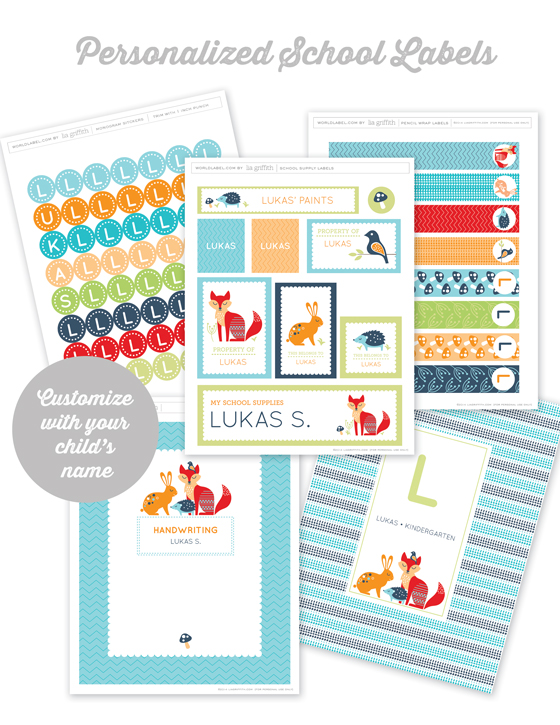 Back to School Printables, School Paper, School Labels