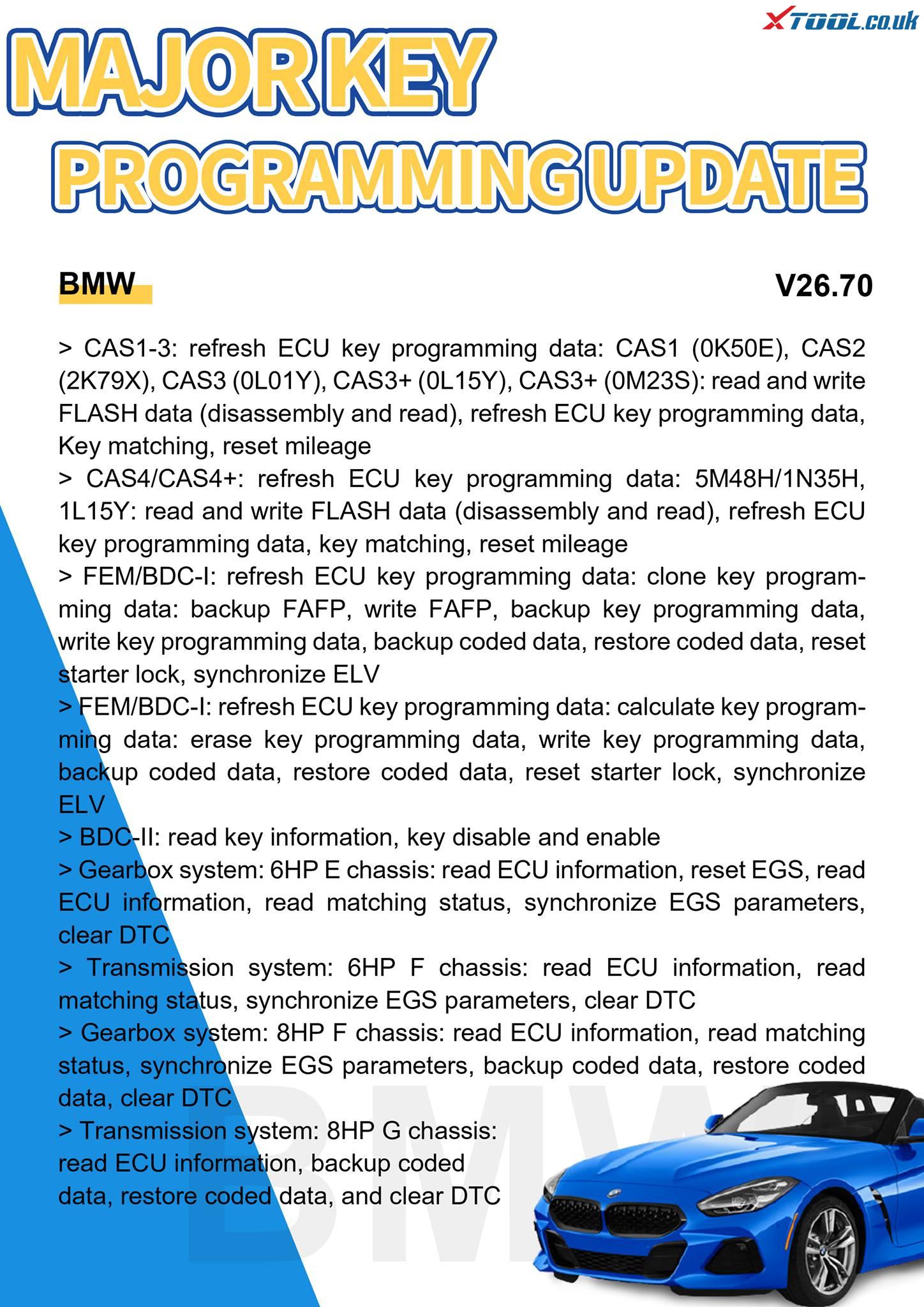 Xtool Key Programmer Series February 2021 Software Update | Xtool.co.uk