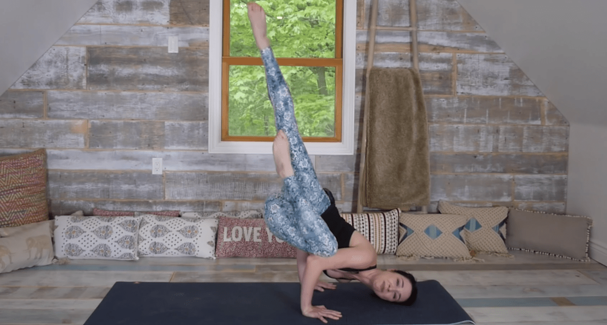 Fallen Angel Pose Tutorial Step by Step Arm Balance Demonstration