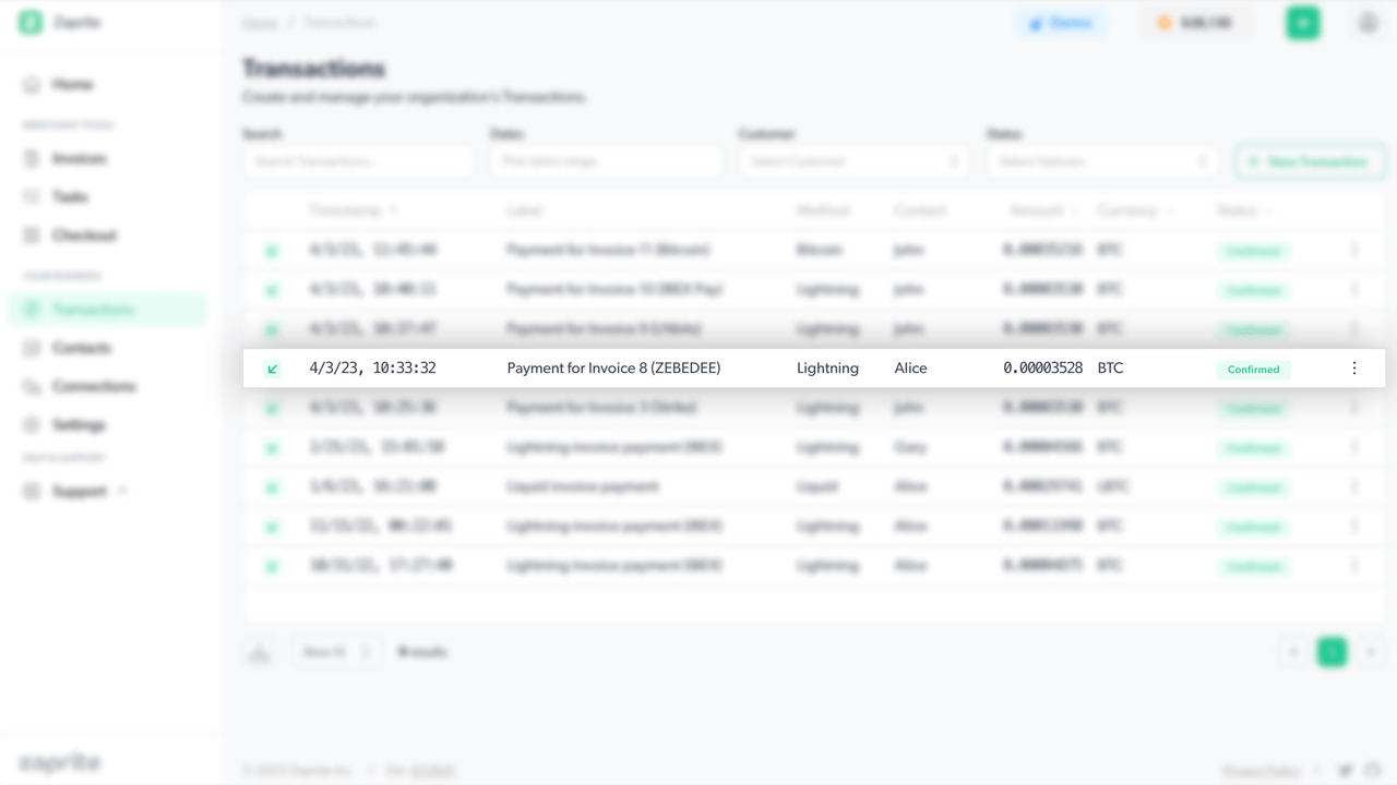 How To Connect Your ZEBEDEE Wallet Zaprite