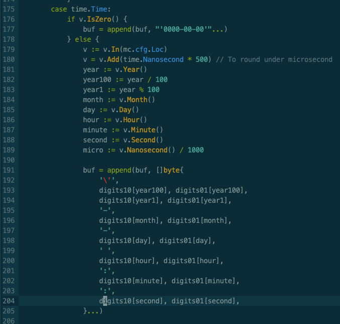 浅谈golang对mysql时间类型数据转换的问题 keep running