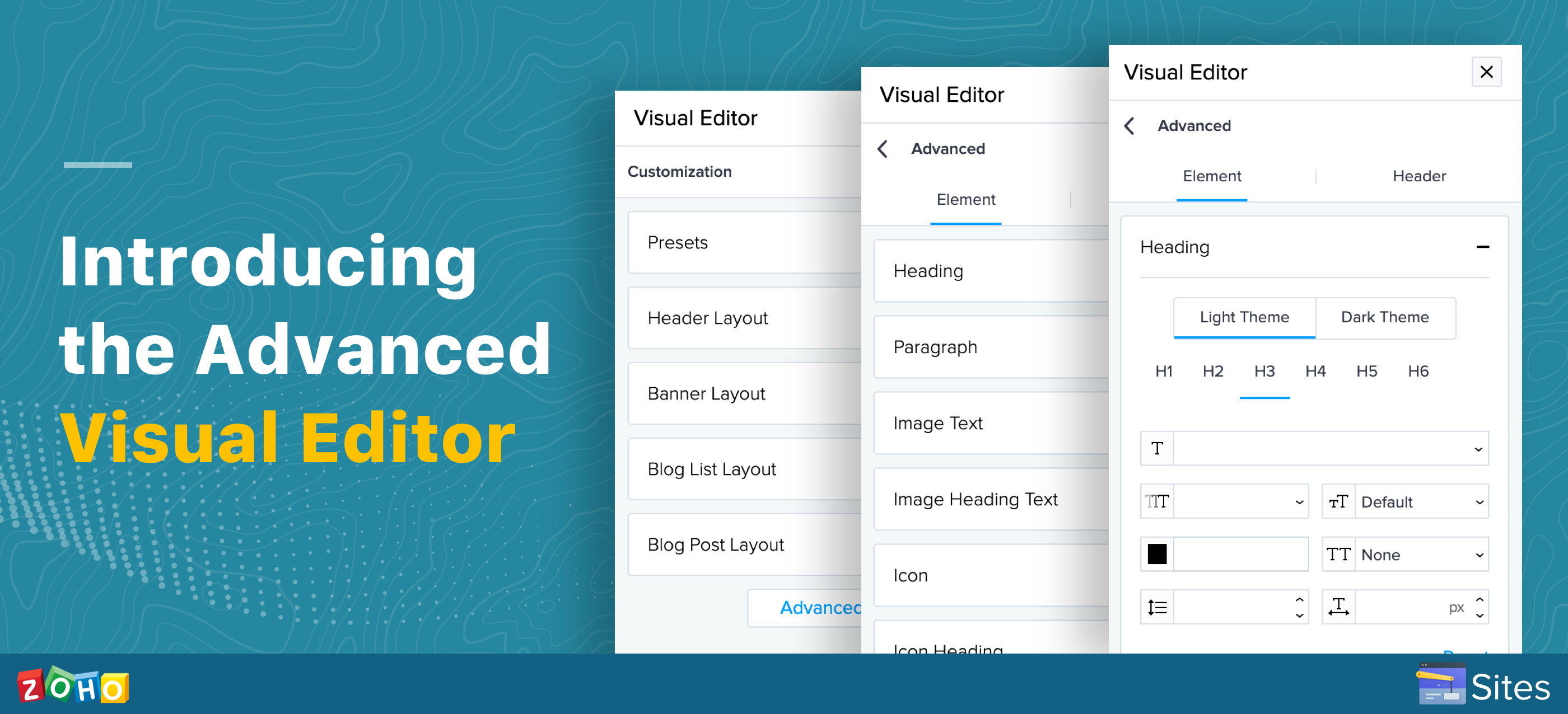 Design your website with our Advanced Visual Editor Zoho Blog