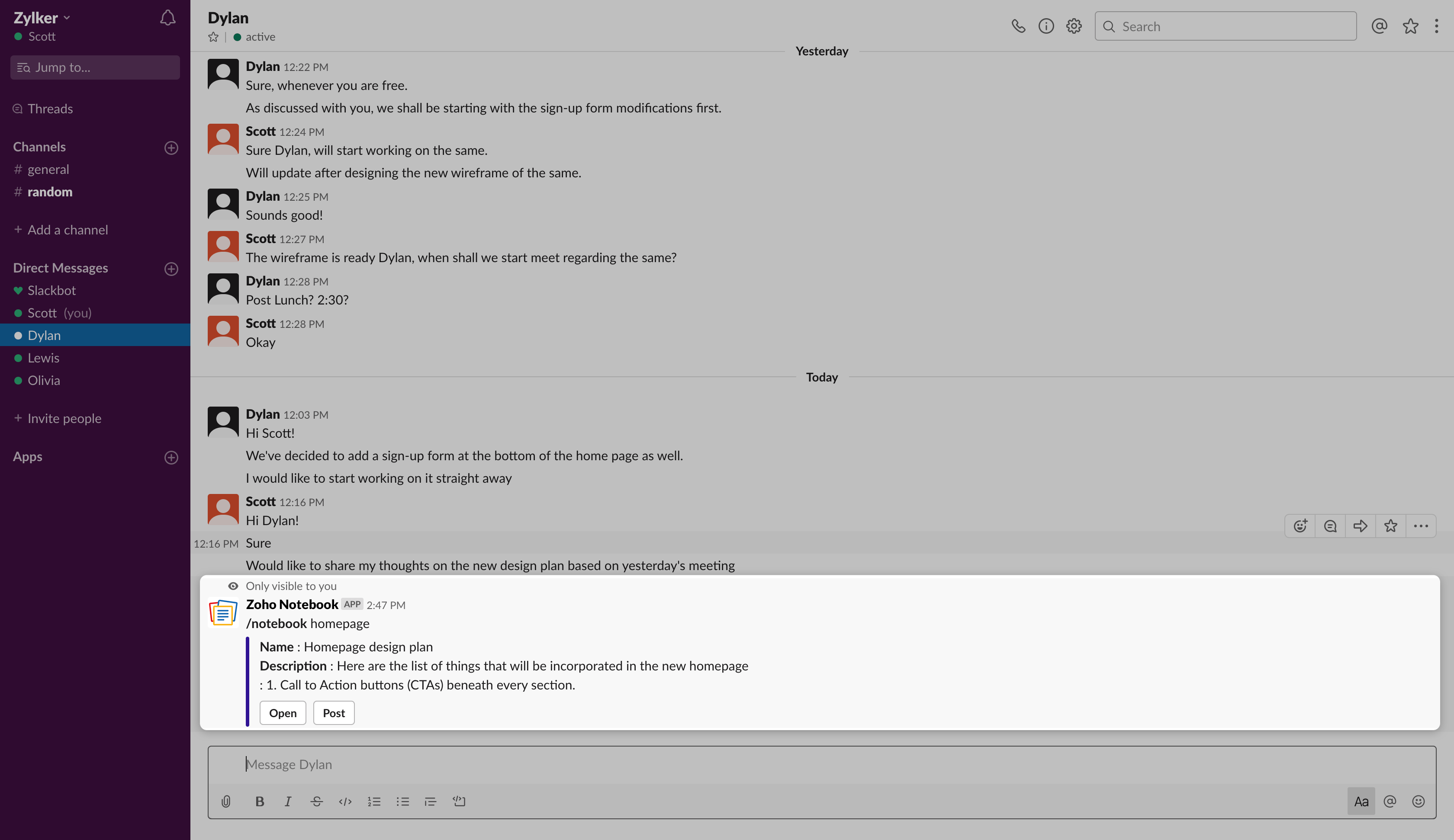 Introducing Notebook for Slack Bring your thoughts and messages closer