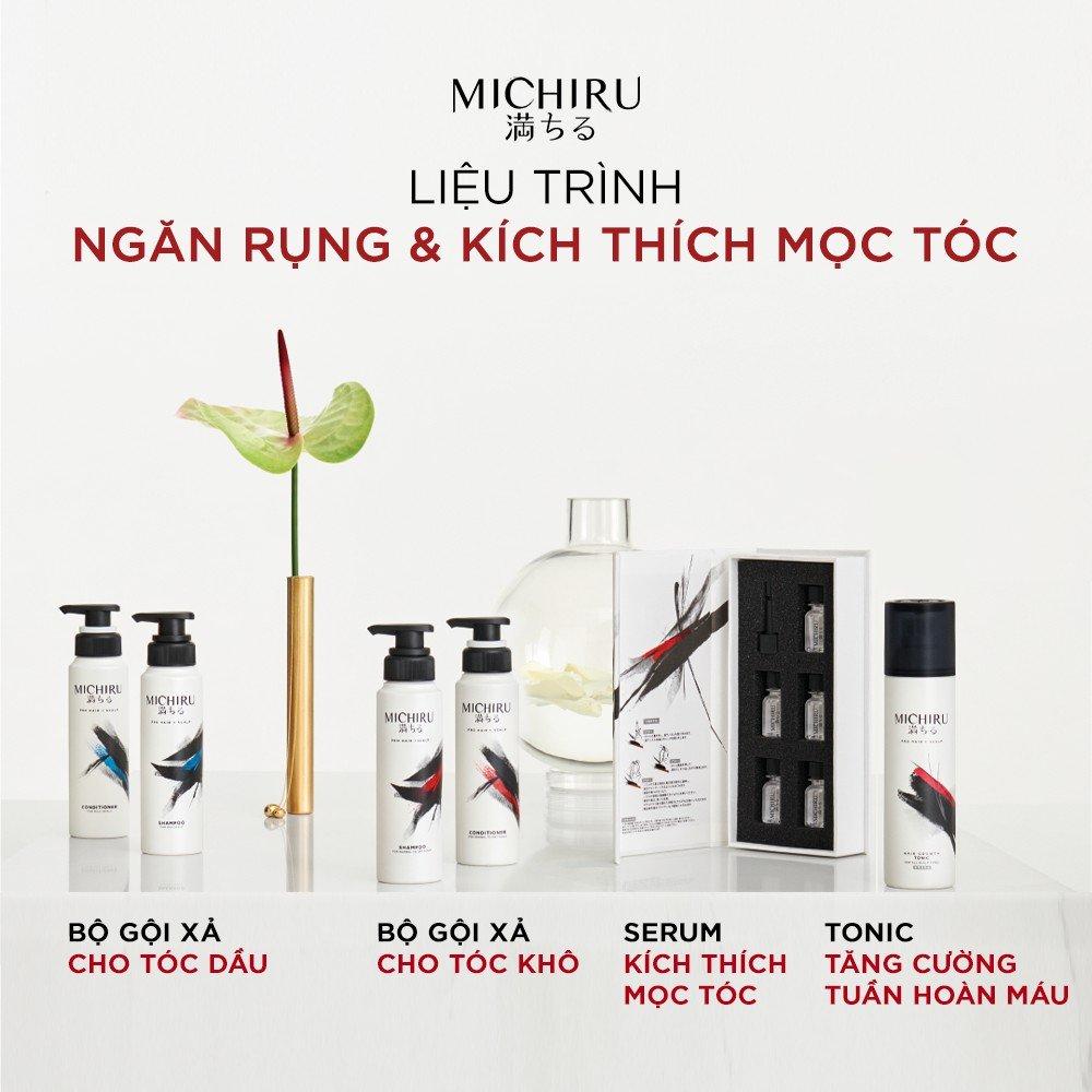 Review tinh chất Michiru Hair Growth Tonic Kích thích tuần hoàn máu