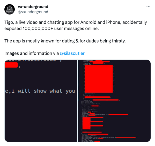Video Chat App Leaks 100 Million User Messages