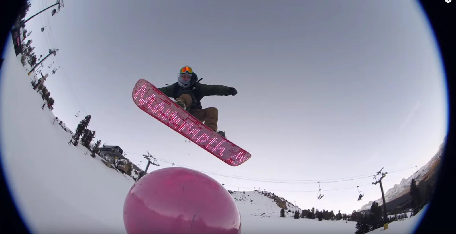 King of the Hill Ein LED Snowboard Blogbuzzter.de