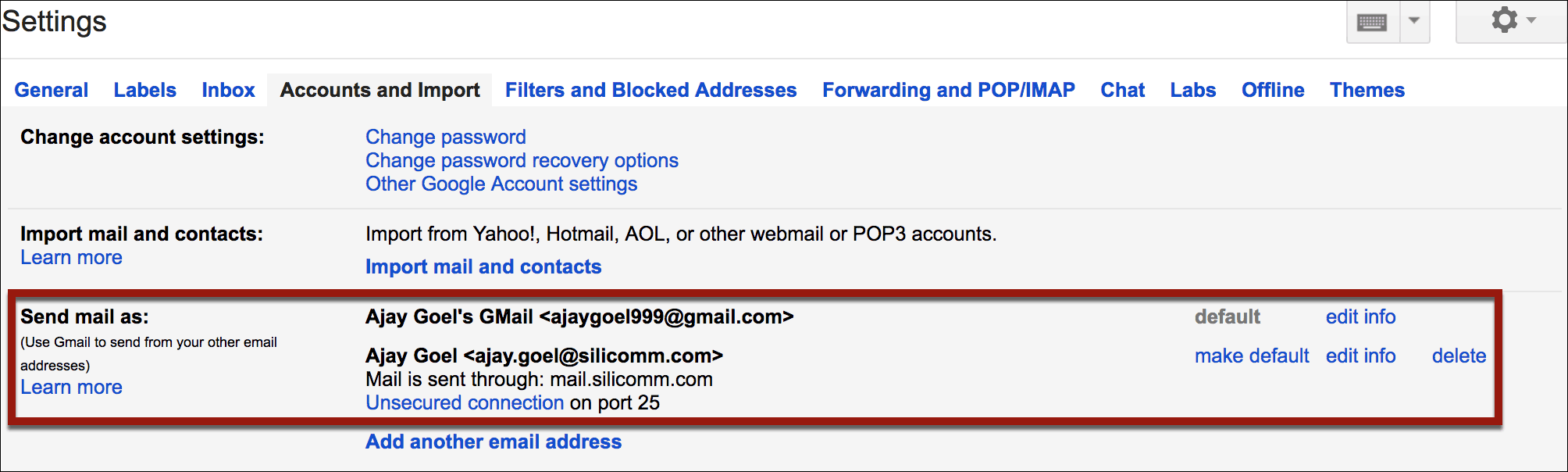 How using Gmail's "Send mail as" settings affects email deliverability