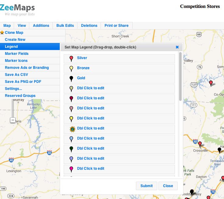 Mile Markers Google Maps